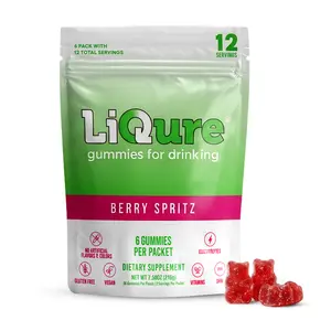 LiQure Drinking Recovery Gummies –  Plant-Based Liver Support for Post-Drink Wellness