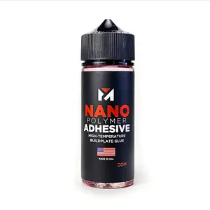 Nano Polymer Adhesive (120ml) -   Printing Bed & Build Plate Adhesion - No Mess, , Works for PLA, ABS, PEI, PEEK, Nylon, PC and . Easy Application, Easy to Clean!