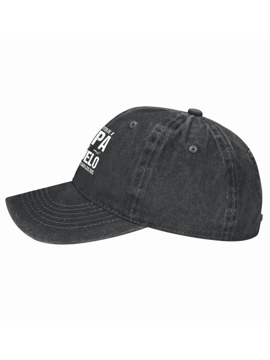 Tengo Dos Titulos Papa y Abuelo Vintage Washed Dad Hat - 100% Cotton Adjustable Baseball Cap