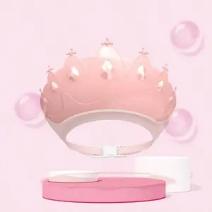 Adjustable Silicone Baby Bath Cap, Non-Slip Hair Washing Hat, Waterproof Eye Protection, Eco-Friendly, Safe for Newborns, Infant Shower Gear