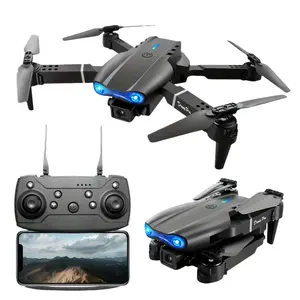 NNETM E99 Pro K3 Foldable Drone Dual 480p Camera USB Rechargeable Lithium Battery Wi-Fi Function Perfect for Beginners and Kids