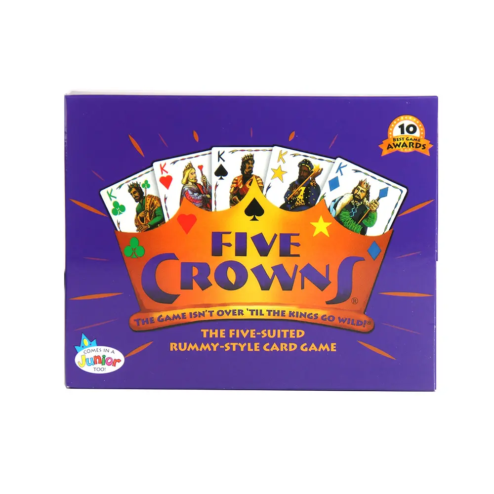 FIVE CROWNS Tabletop Games Family Fun Game Board Games for Family Night