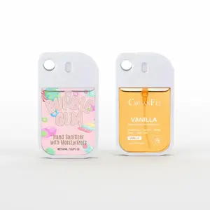 Moisturizing Hand Sanitizer Spray with Scent Set, Hydrating Hand Sanitizer, 2pcs Cute and Portable Liquid Hand Sanitizer Spray, Gentle No-rinse Hand Gel, Perfect Gift for Women & Men