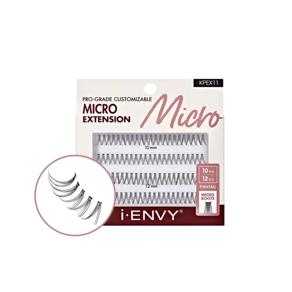 IEK Micro Lash Extensions Cluster, Eyelash Cosmetic for Flawless Makeup Looks