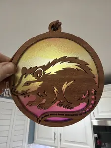 Opossum Suncatcher for Sunny Window