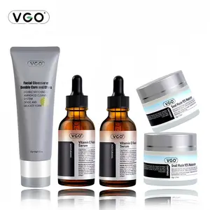 VGO-Vitamin C Serum Moisturizer and Facial Cleanser Set Cleansing Moisturizing Suitable for sensitive skin-Live Skincare Radiance Hydrating hyaluronic hydrate piel hidratada  skin radiance face care