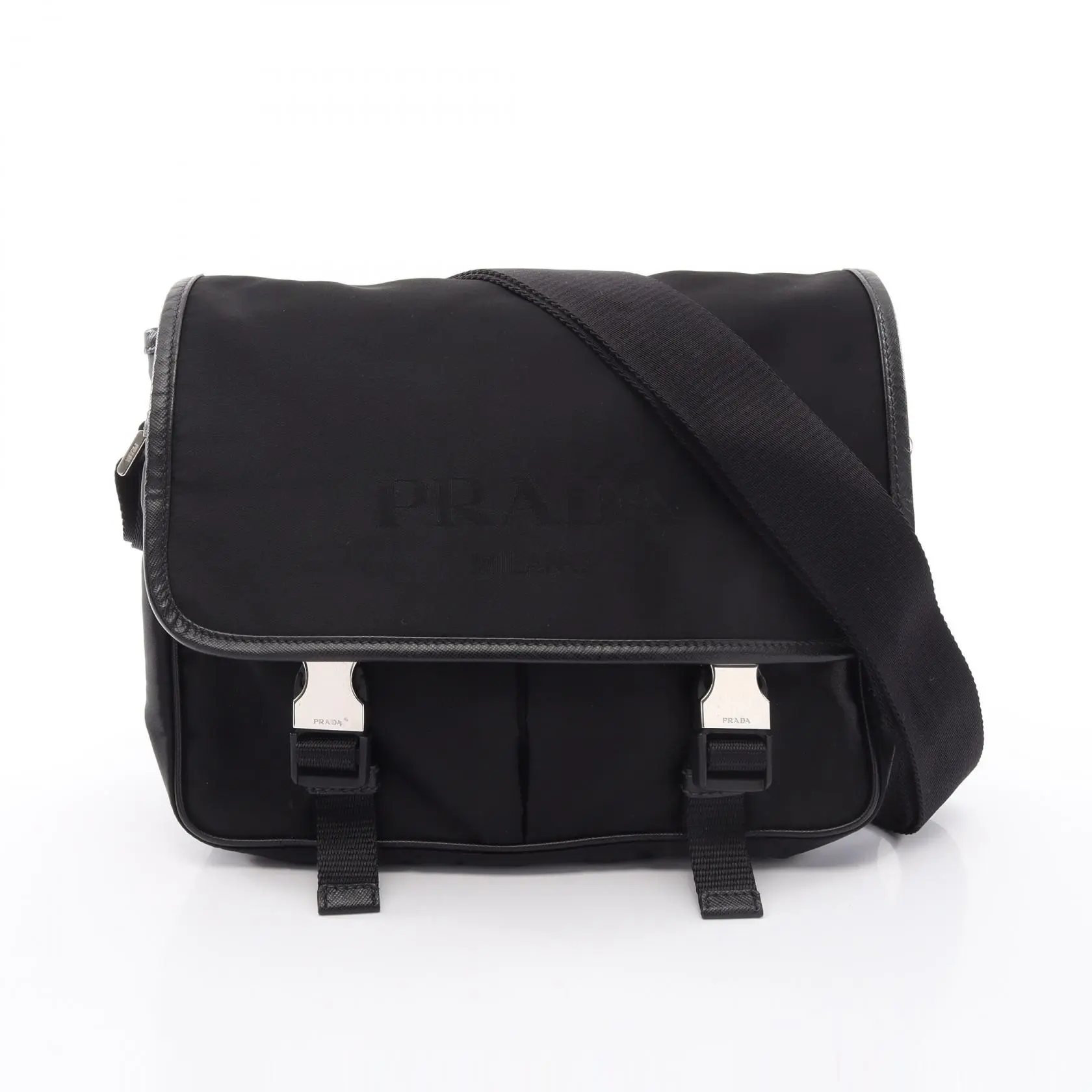 Pre-owned PRADA Nylon Shoulder Bags TESSUTO SAFFI shoulder bag
