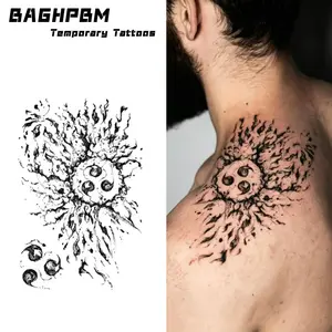 BAGHPBM Temporary Tattoos,Heaven's Curse Mark: Japanese Anime-Style Waterproof Long-Lasting Temporary Tattoos