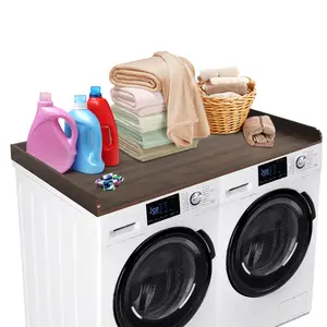 Washer Dryer Countertop, Washer Dryer Topper with Edge for Washer and Dryer Laundry Hamper Counter Storage Organization, 54" x 27.55"
