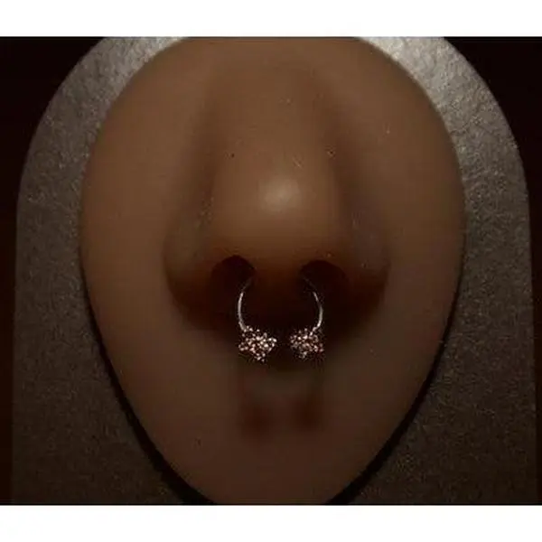 Rocket Septum Nose Clicker Ring Body Piercing Jewelry