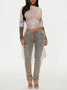 Rosarito Low Rise Skinny Jeans - Vintage Wash