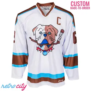 Sudbury Bulldogs Hockey Jersey Sweater (white)