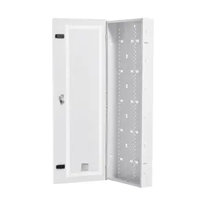 fathersdaygift VEVOR Media Enclosure, 42-Inch, Structured Media Center with Vented Hinged Door, Cable Management Box, Structured Wiring Multi-Media Cabinet, Recessed Electrical Media Box, for Network Distribution