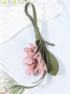 Golden Osmanthus Bag Charm Purse Charm Multiple Colors Available Multicolor Handcrafted 3d Floral Design Gentle, Healing, And Artistic Style Stylish And Versatile For Bags, Keys, And Cars Friend Charms & Couple Charms Bag Charms For Handbags