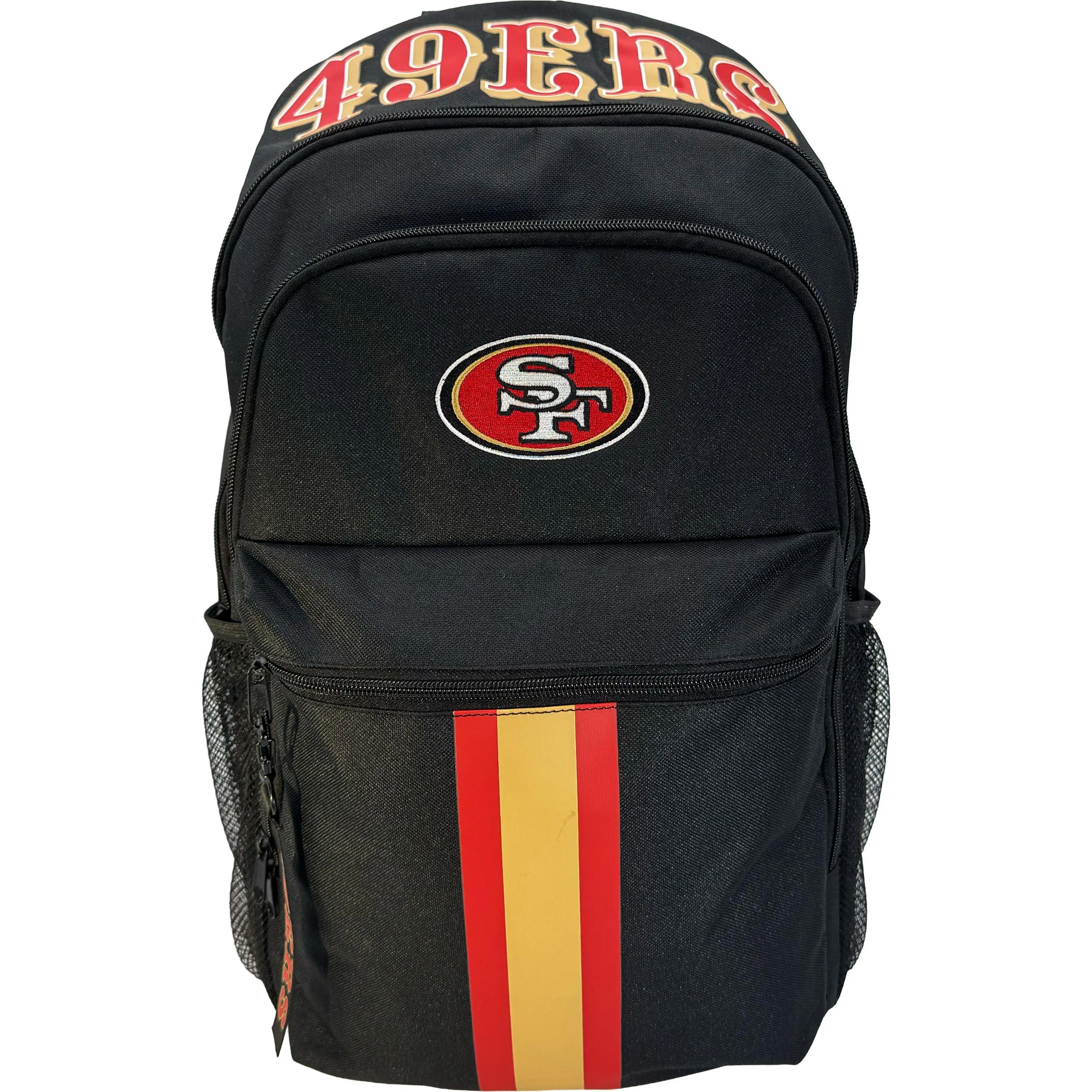 NFL Triple Stripe Wordmark Backpack with Keychain NFL Triple Stripe Wordmark Backpack with Keychain