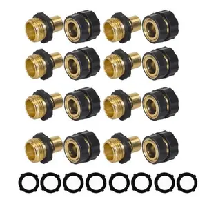FONTORE Garden Hose Quick Connector, 3/4 Inch Male and Female Garden Hose Fitting Quick Connector,FATHER'S DAY  GIFT