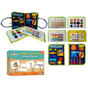 Channie's Quiet Busy Book & Animal Puzzle Bundle
