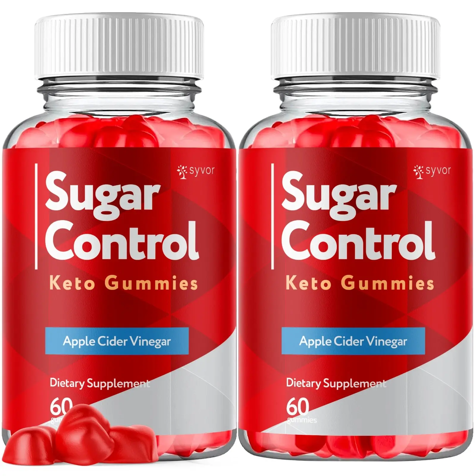 (2 Pack) Sugar Control Keto ACV Gummies SugarControl Vitamin 120 Gummies