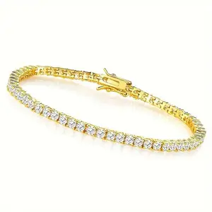 3 MM Micro Pave Tennis Bracelet
