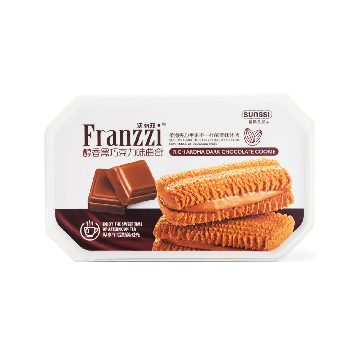 Franzzi Rich Aroma Dark Chocolate Cookies 126 g Franzzi Rich Aroma Dark Chocolate Cookies 126 g