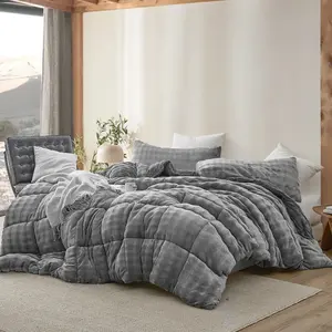 Git Puffy Cozy - Coma Inducer Oversized Comforter Set - Frost Gray