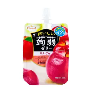 TARAMI Japan Apple Konjac Jelly Drink - Low Calorie, Fat-Free, Healthy Snack 150g