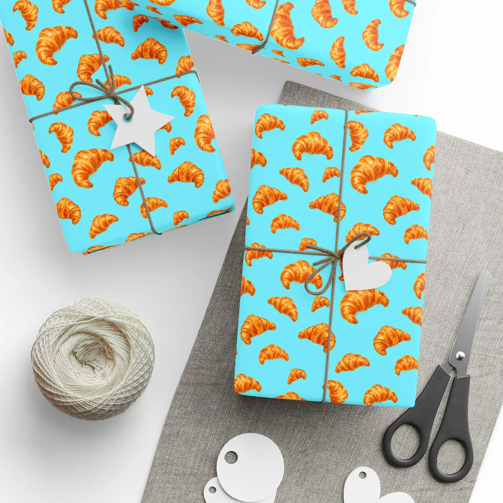 Croissants Wrapping Paper