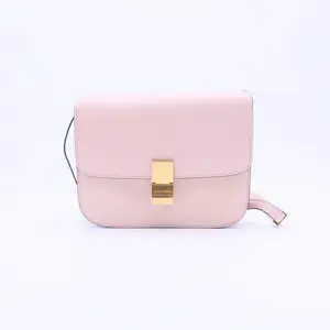 Pre-owned Celine Leather Shoulder Bags Goat Classic Medium B20886