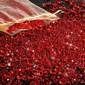 Diamond-Shaped Acrylic Confetti, Sparkling Table & Vase Filler, 200/1000pcs, 2 Sizes, Party Decorations, Weddings, Birthdays, Christmas