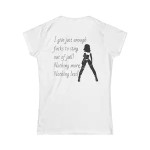 Sassy Silhouette with Script Quote Tee | Graphic Shirt, Attitude
