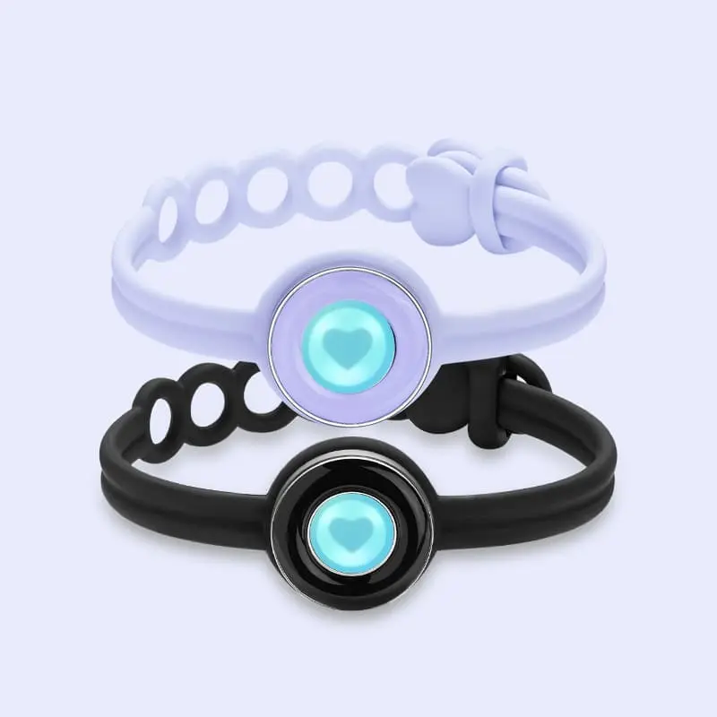 Totwoo Candy Original Long-Distance Touch Smart Bracelets - Soft Silicone Bracelets & Bangles, Casual Trendy Jewelry, Magic Smart Jewelry, Daily Love Connection Gift for Couples, Long Distance Touch Bracelets