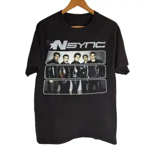 Vintage NSYNC 2001 Shirt Rare Pop Boy Band T-Shirt Graphic Tee S-5XL