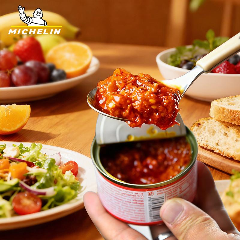 Low-calorie Healthy Salad Mushroom Chili Sauce Mixed Pack – 6 mini cans per box, with a delicious mushroom and soybean flavor. An amazing vegan choice, perfect for family meals and outdoor gatherings!