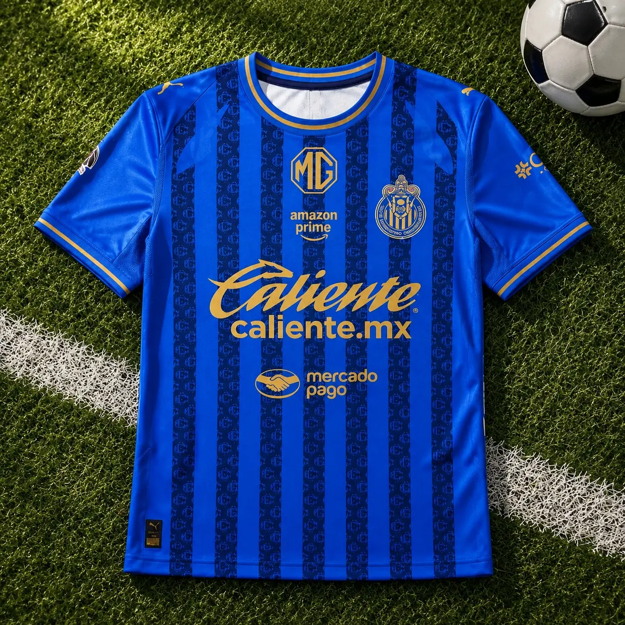 Blue Chivas Home Soccer Jersey 26, Quick-Dry Short Sleeve Football Shirt, Breathable Performance Sports Top, Liga MX Fan Apparel