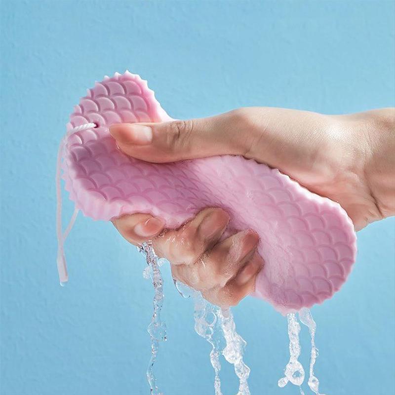 Magic Exfoliating Bath Sponge, Extra Soft Exfoliating Bath Sponge, Removes Dead Skin, Reusable for Christmas New Year Home Use