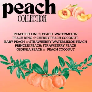 PEACH COLLECTIONS (5) LOADED TEAS 200 MG CAFFEINE SUGAR FREE
