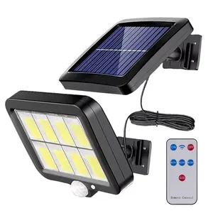 Solar Powered Outdoor Garden Motion Sensor LED Light, Solar Security Lights, Detachable Human Body Detection Wall Lamp, Garage Lighting Streetlight