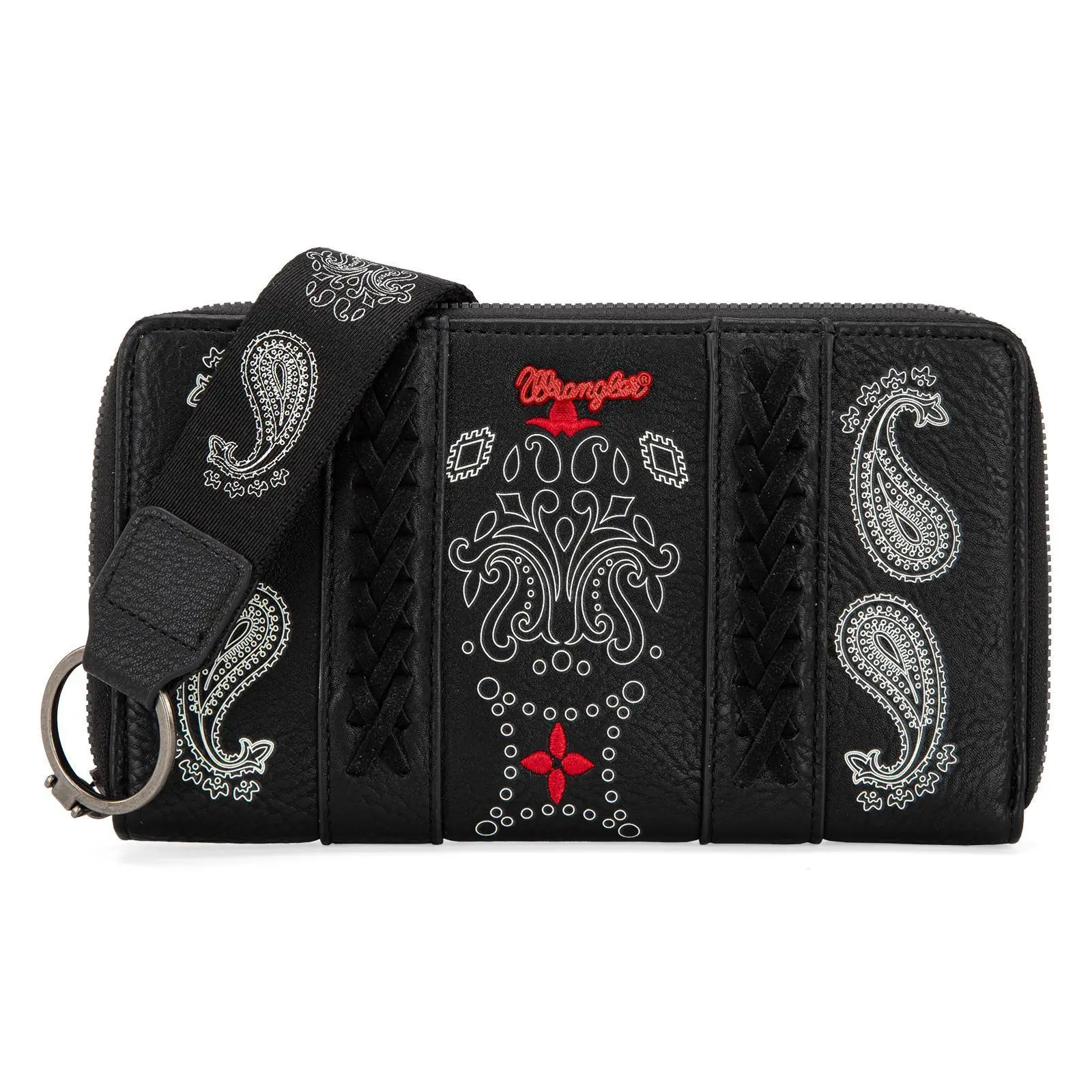 Cashew Flower Print-Black