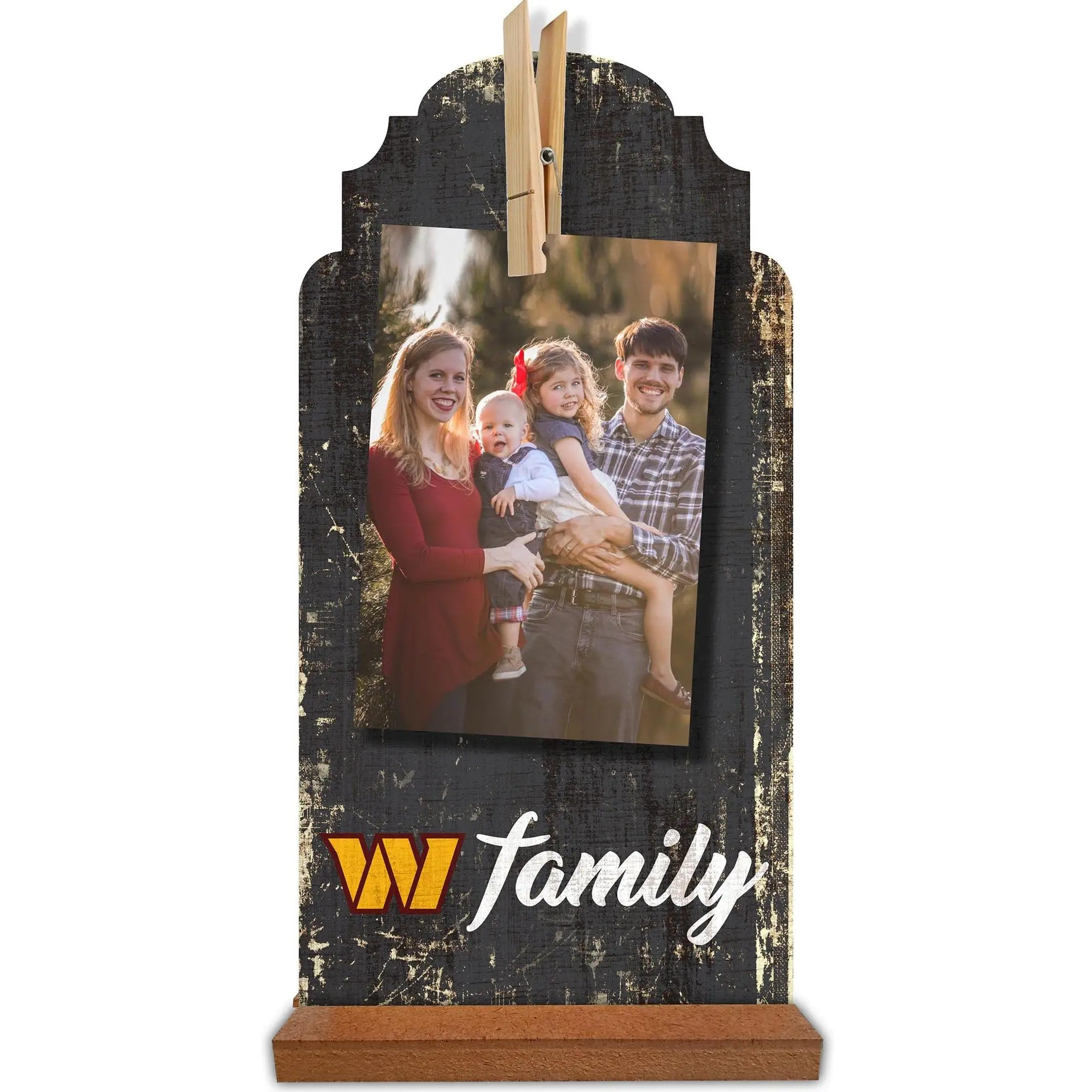 Washington Commanders Family Clothespin 6x12