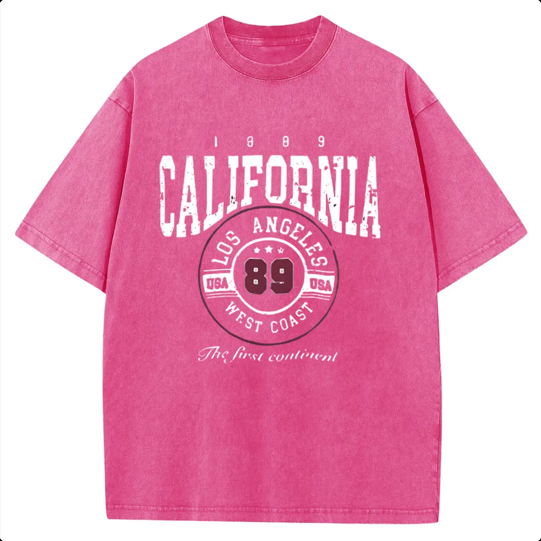 Women's Oversized Vintage Graphic T-Shirt - Acid Wash Cotton Retro Streetwear Top, Casual Outdoor Fit, Sizes S-3XL, Back to School Haul, 2000s Aesthetic, Sporty Chic, Valentine's Day