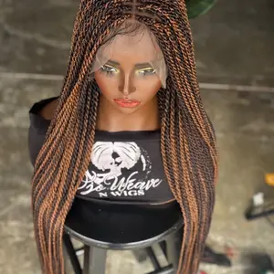 Full Lace Senegalese Twixt Color 30/33 Ready to Ship 30 Inches Very Beautiful Wig Check Photos What You See Is What You Get