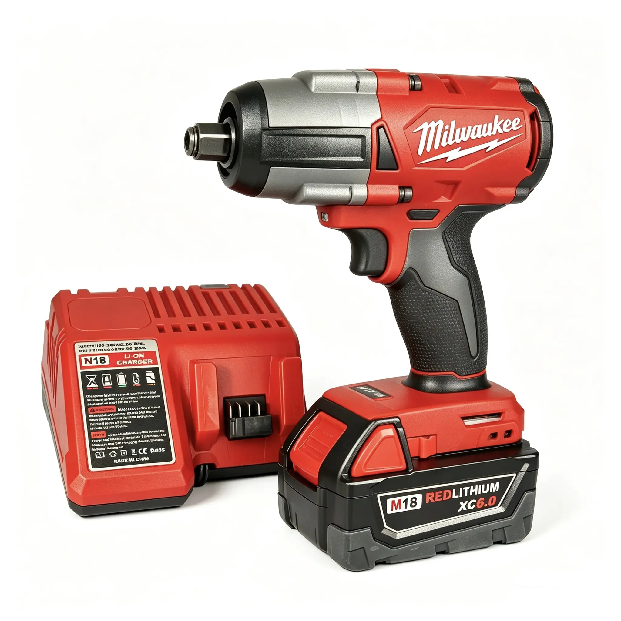 Milwaukee M18 Series Cordless Impact Wrench - 1000 Nm Torque, Cordless Power Tools for Auto Mechanics, Fleet Repair