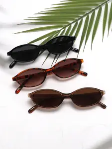 1pcs Fashionable Small Frame Oval Glasses, Versatile Retro Style Glasses For Women, Summer Travel Beach Accessories Eyewear Set, Back To School Collegiate Glasses Set Polarised UV400 Fit Over Sunglasses