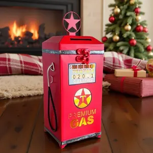 Gas Pump Metal Wax Warmer Vintage Car Station Wax Cube Melter & Burner Electric Fragrance Home Air Freshener Gift