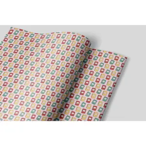 Viola Grace Shop Composition Notebooks Wrapping Paper (Pink/White)