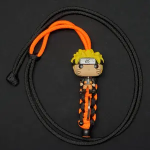 Idle T.I.E.s Anime Custom Paracord Keychain Lanyard Necklace