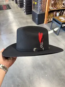 100x Guadalajara Hat Black Felt Cowboy Hat (BRIM 3")