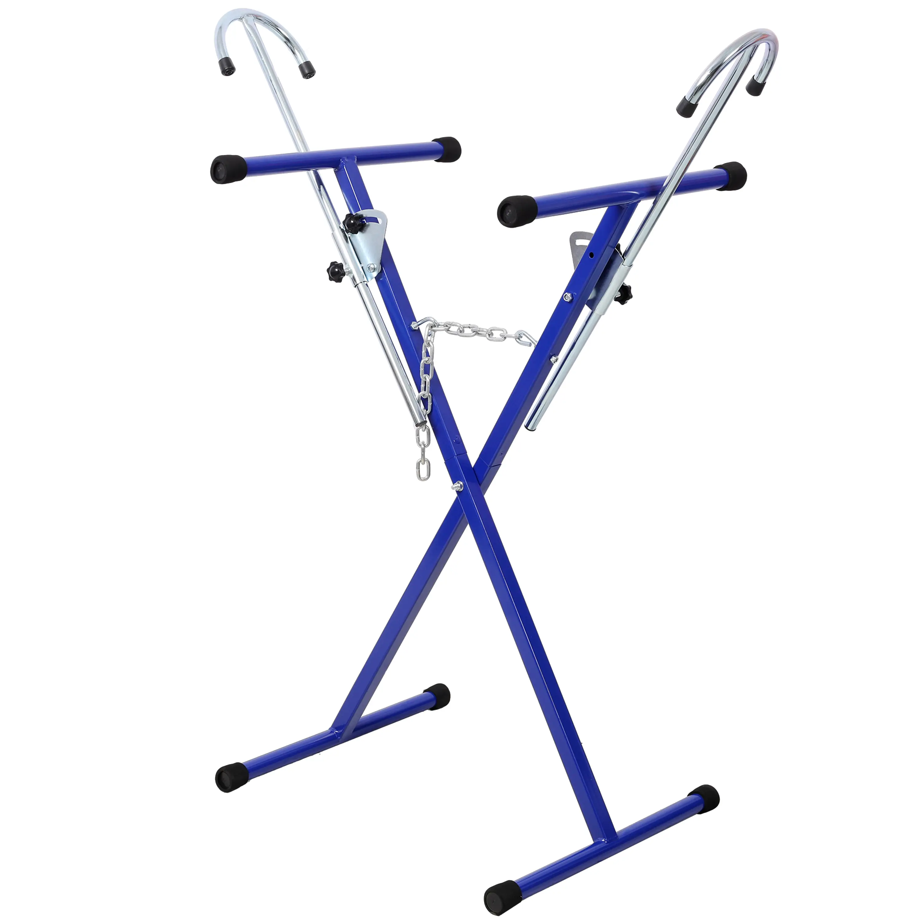 Carbon Steel Foldable Bumper Stand with Adjustable Arms, Bumper Extension Bar - 200lb Capacity, 48.00 in. Height Lightweight Car Body Repair Tool for Holding Heavy Auto Panels