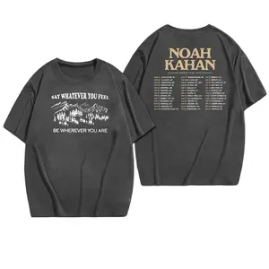 Noah Kahan, Noah Kahan Shirt, Stick Season, Noah Kahan Merch, Noah Kahan Tour 2024 Menswear Top Underwear Streetwear Tshirt Biker T-Shirt Casual