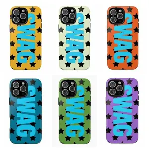 SWAG Star Pattern Vibrant Streetwear Two-In-One Drop-Resistant Mobile Phone Case Protection, Shockproof For IPhone 17-11, Pro Max, Pro Plus, and Samsung S26 25